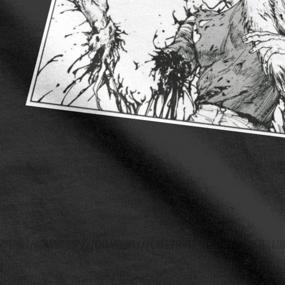 Männer Akira Tetsuo Zu Verlieren Arm T Shirts Manga Kaneda Japanischen Anime Neo Tokyo 100% Baumwolle Kurzarm Tees Geschenk idee T-Shirts