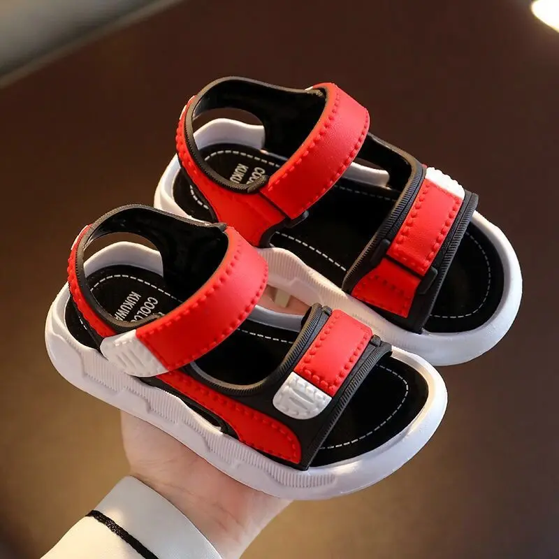 Boys Sandals New 2023 Summer Kids Sandals Fashion Childrens Shoes Non-slip Soft Bottom Casual Beach Swimming Shoes Outdoor