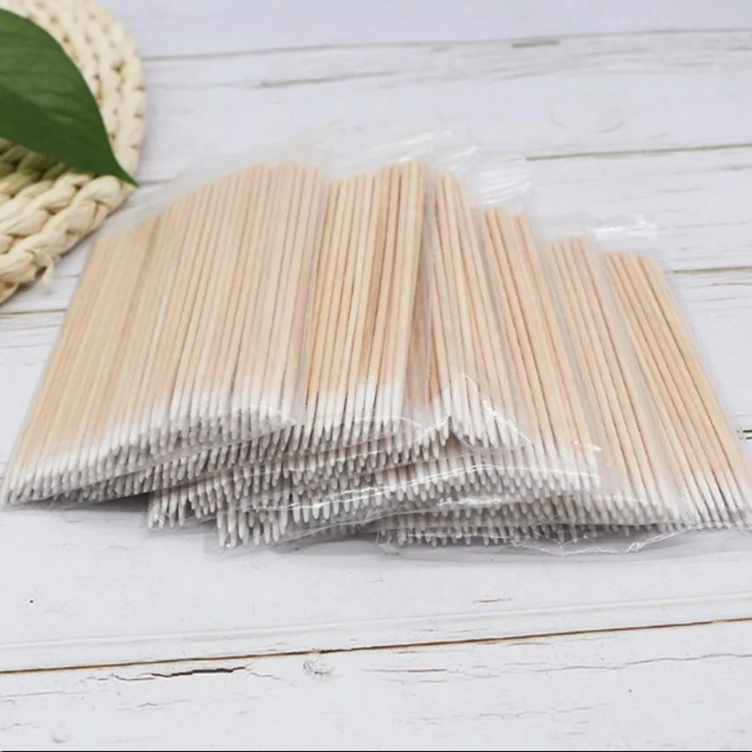 100ชิ้น/แพ็คแต่งหน้าไม้ผ้าฝ้าย Swab ผู้หญิง Swabs ทำความสะอาดเคล็ดลับผ้าฝ้าย Swabs สำหรับขนตาปลอม,คีย์บอร์ด