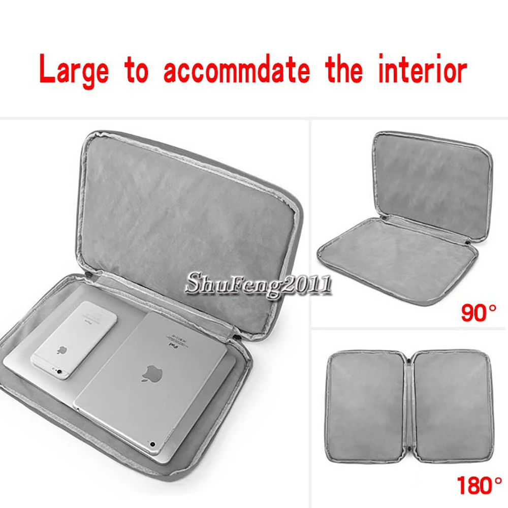 애플 맥북 에어/프로/레티 나 11 "13" 15 "16" 휴대용 캐주얼 나일론 방수 노트북 슬리브 가방에 대한 노트북 가방