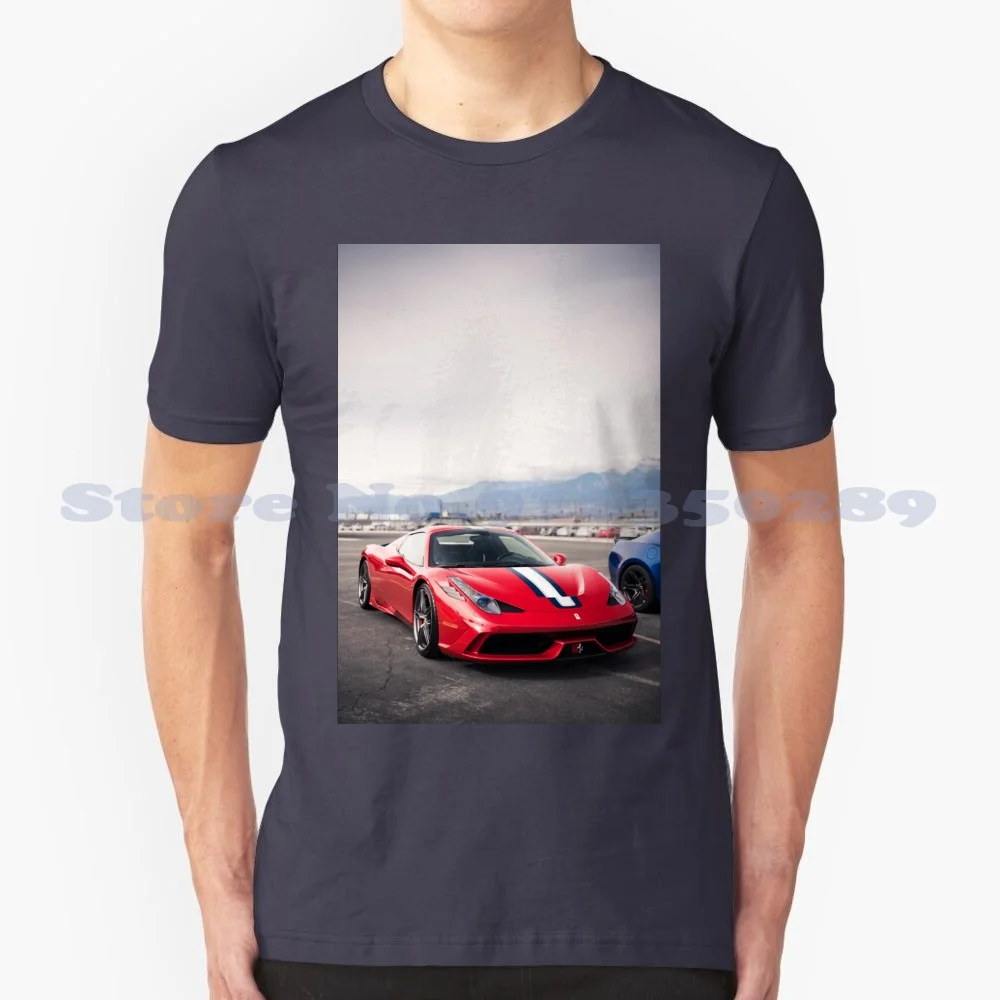 458 Speciale Aperta Fashion Vintage Tshirt T Shirts Rari 458 Speciale Aperta Fast Loud Rare Carbon Fiber