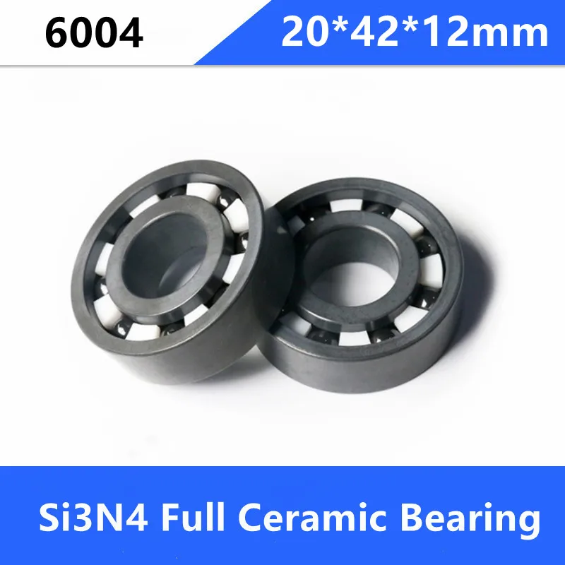 

4/10pcs 6004 Full Ceramic bearings silicon 20*42*12mm Full SI3N4 ceramic bearing deep groove ball bearing 20×42×12 mm