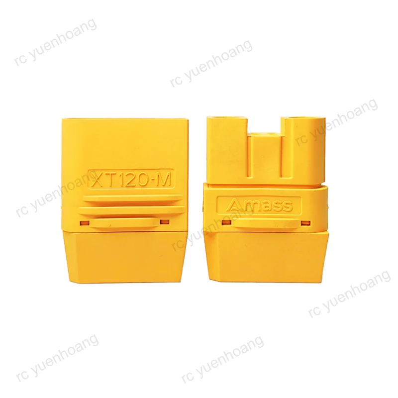 Amass XT120 60A Large Current Lipo Battery Connector Male Female Sheathed Plug with Signal Pin for RC UAV FPV Drone