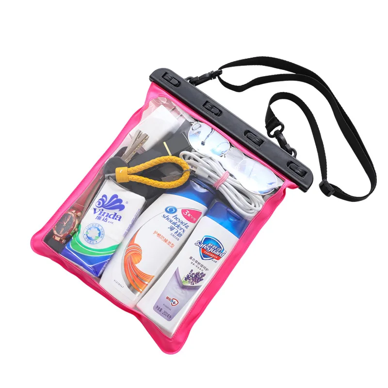 Newest Swimming Bag Large Waterproof Mobile Phone Pouch For Swim Diving Beach Use Mobile Carry Case For Iphone10 For Huawei P40