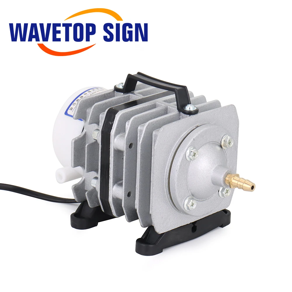 WaveTopSign 35W ACO-002 Air Compressor 40L/Min 20W ACO-001 Electrical Magnetic Air Pump for CO2 Laser Engraving Cutting Machine