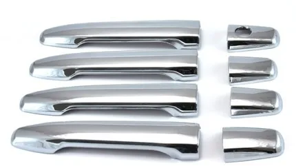 For Mitsubishi Outlander Lancer 2008 2009 2010 2011 2012 2013 2014 New ABS Chrome Car  Door Handle Cover