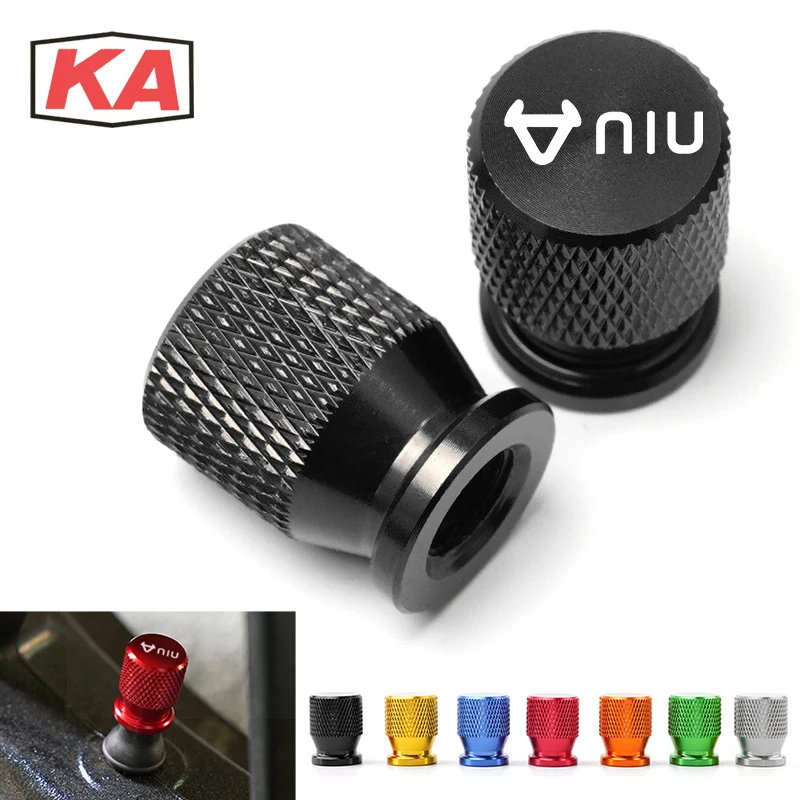 

For NIU M1 M+ N1S NGT N1 U1 U+ US U+a U+b UQI Motorcycle Accessories Tire Valve CNC Moto Tire Air Port Stem Covers Caps Plug