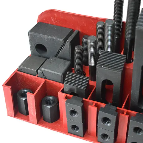 M10 मिलिंग मशीन कॉम्बिनेशन प्लेटन मोल्ड पार्ट्स 58PCS/सेट मिलिंग मशीन प्रेशर प्लेट यूनिवर्सल क्लैंप ग्रुप कोड आयरन 6 best sales मिलिंग क्लैंप सेट - №5
