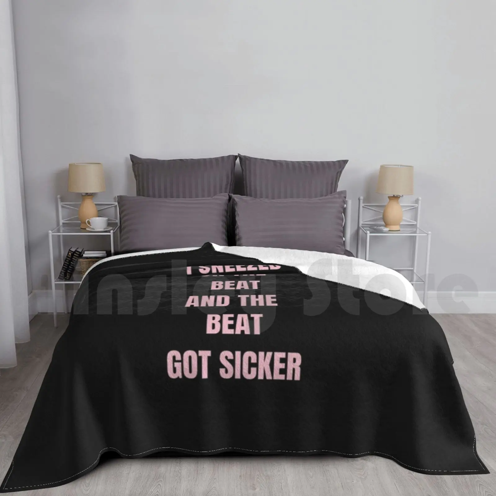 Sneezed On The Beat And The Beat Got Sicker | Beyonce Blanket Fashion Custom Flawless Beyonce Queen B Yonce Bee