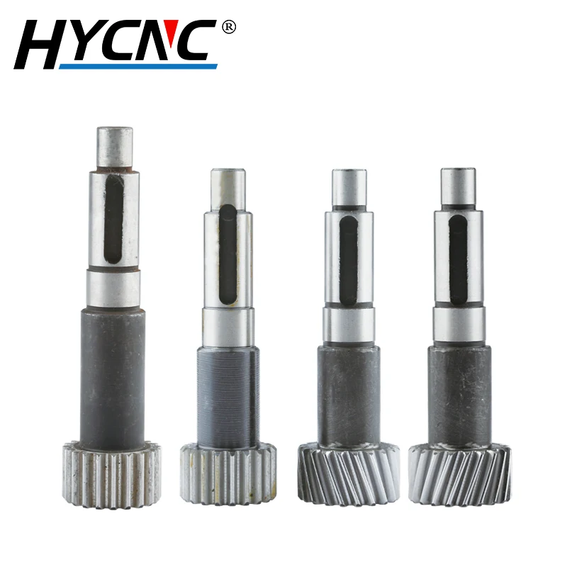 1.25 Mod CNC Gear Shaft Gearbox Synchronous Gear Shaft 20-Tooth Straight Tooth Helical 93mm 96mm 103mm Wood Carving Gear Shaft