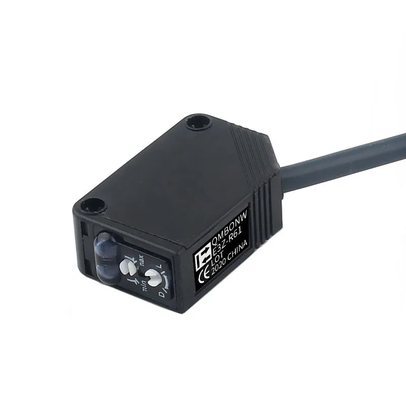 E3Z-R61 Npn 12V ~ 24VDC Max 2.5M Detectie Automatisering Ir Sensoren Reflecterende Fotocel Sensor Naderingsschakelaar