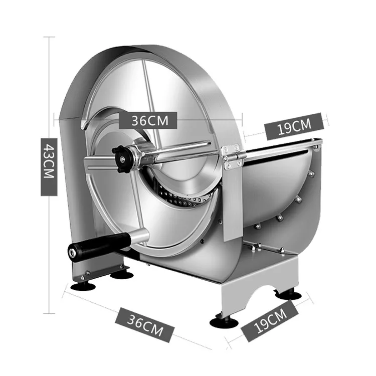 2-12mm Thickness Adjustable Vegetable Slicer Fruit Slicing Machine