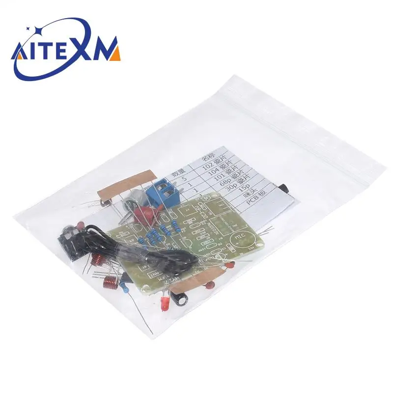 76-108MHz FM Stereo Radio DIY Kit Wireless FM Transmitter and Receiver Module Frequency Modulation Soldering Practice Project