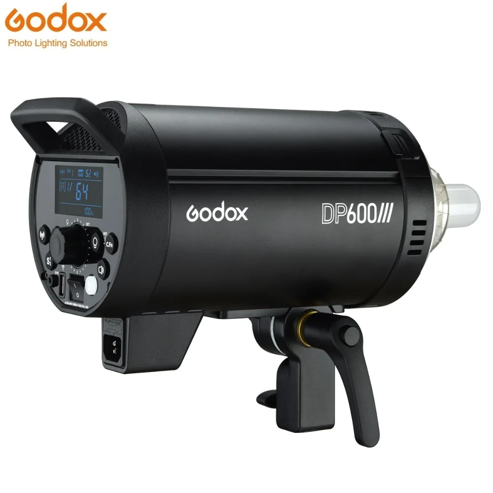 

Godox DP600III 600W Professional Studio Strobe Flash Light Lamp GN80 2.4G HSS 1 / 8000s Built-in X System for Video Photography