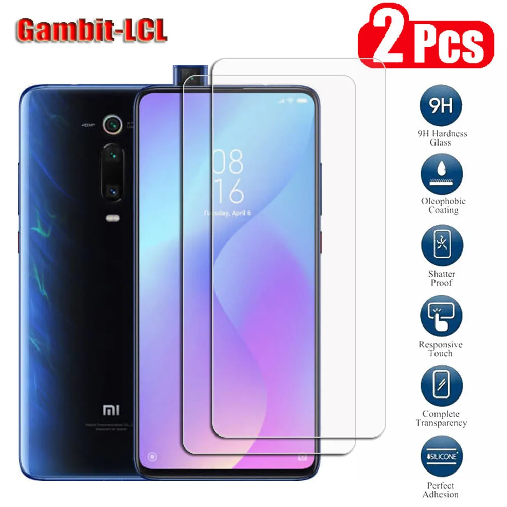 2Pcs Original Protective Tempered Glass For Xiaomi Mi 9T Pro K20  6.39