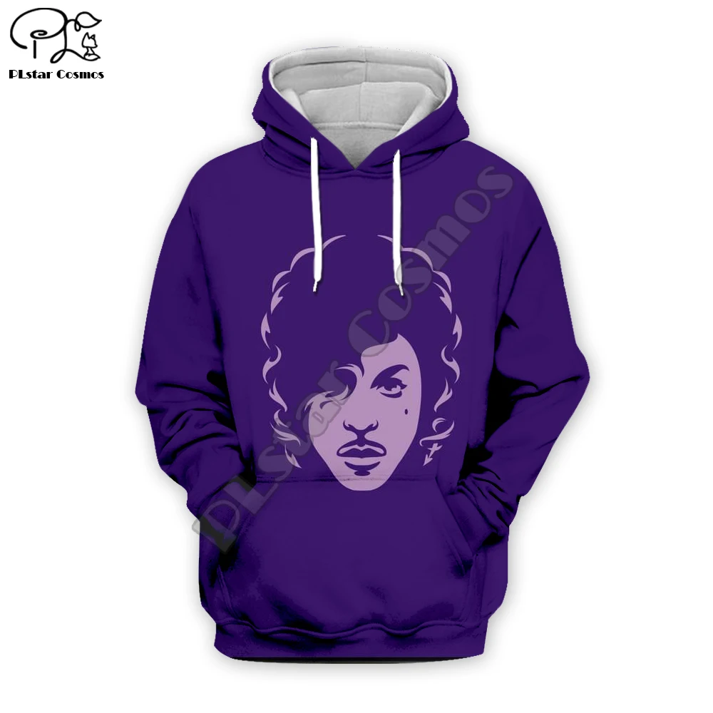 

PLstar Cosmos Popular Singer Prince Rogers Nelson Purple Men/Women 3Dprint Hip Hop Hoodies Funny Pullover Harajuku Tracksuit A11