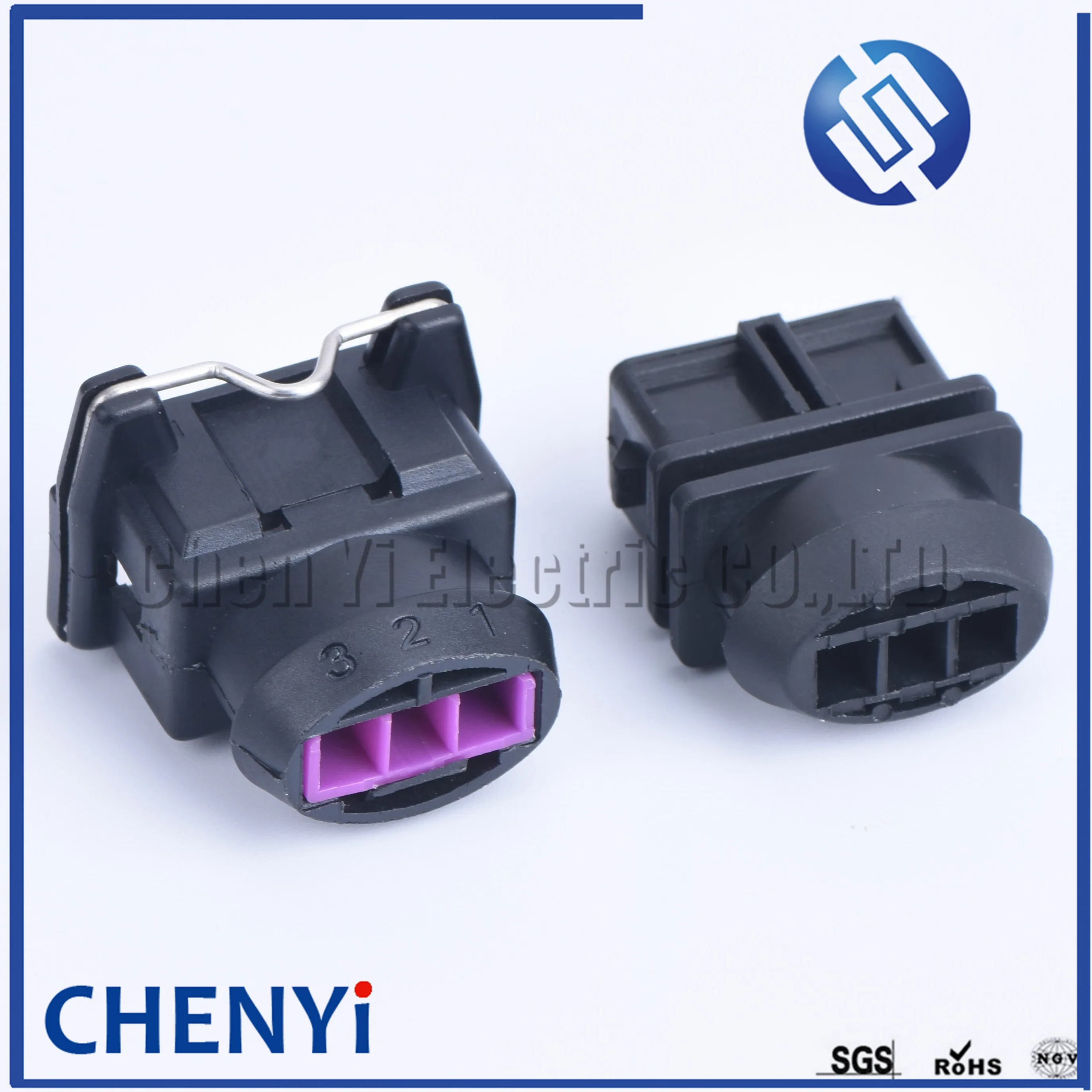 1 set 3 Pin waterproof wire harness cable sealed connector EFI(3.5) male or female of EV1 fuel Injector Connector 443906233