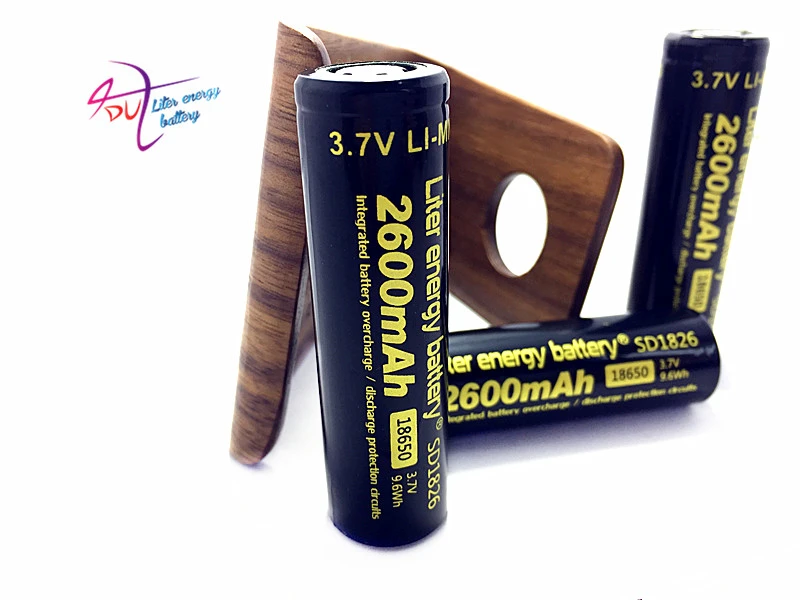 10 stks/partij Nieuwe Originele 18650 Groothandel 100% Authentieke Liter Energie Batterij 18650 3.7V 2600MAH Li-Ion Batterij voor tablet pc inch