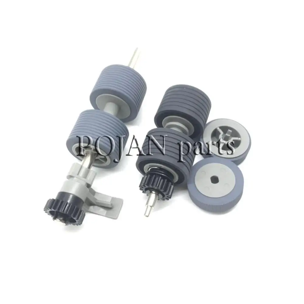 1 set X PA03575-K011 PA03575-K012 PA03575-K013 Rullo di prelievo Rullo di freno Separatore Rullo di gomma per pneumatici per Fujits fi-6400 fi-6800