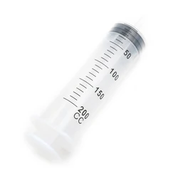 High Quality 1Pcs 200ml Plastic Syringe Reusable Large Capacity Measuring Injection Syringe