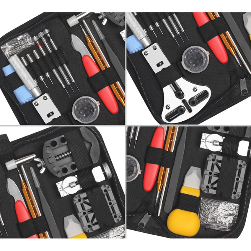 151 PCS Watch Repair Tools Set Professional Spring Bar Tool, Watch Band Link Pin Tool, Watch Battery Replace with Carrying Case