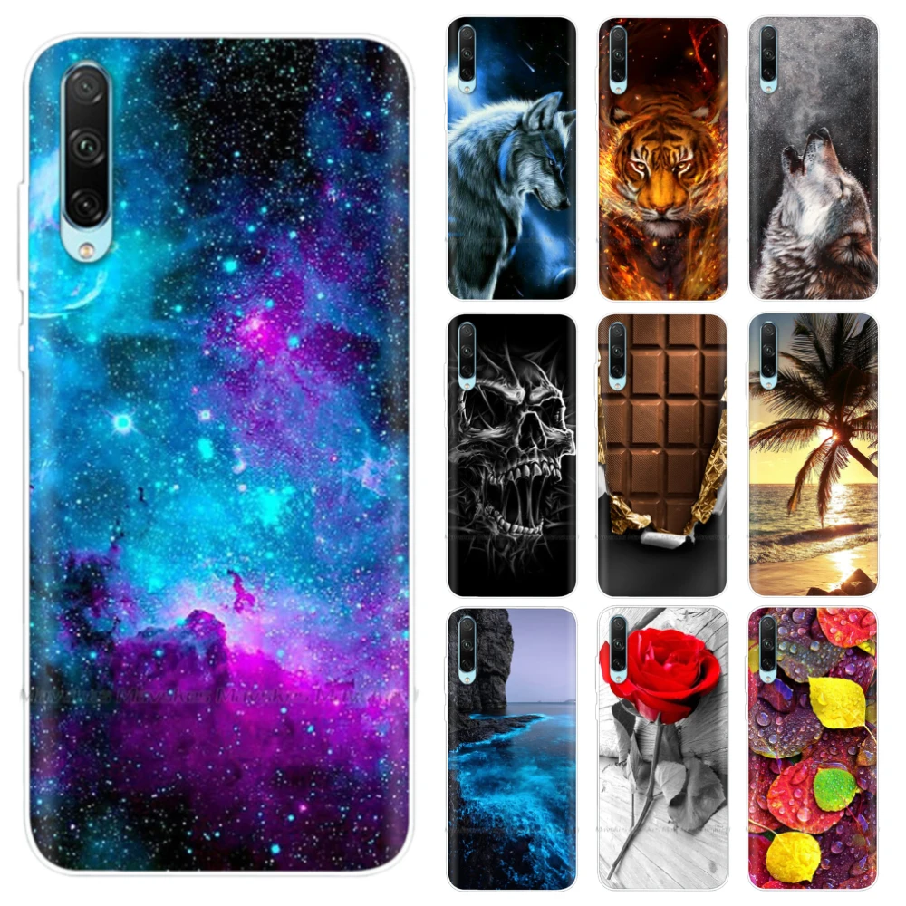 Honor 30i Case Silicone Flower Painted Soft Phone Cases For Honor 30i LRA-LX1 Honor30i Case Soft TPU Bumper on Honor 30 i Cover