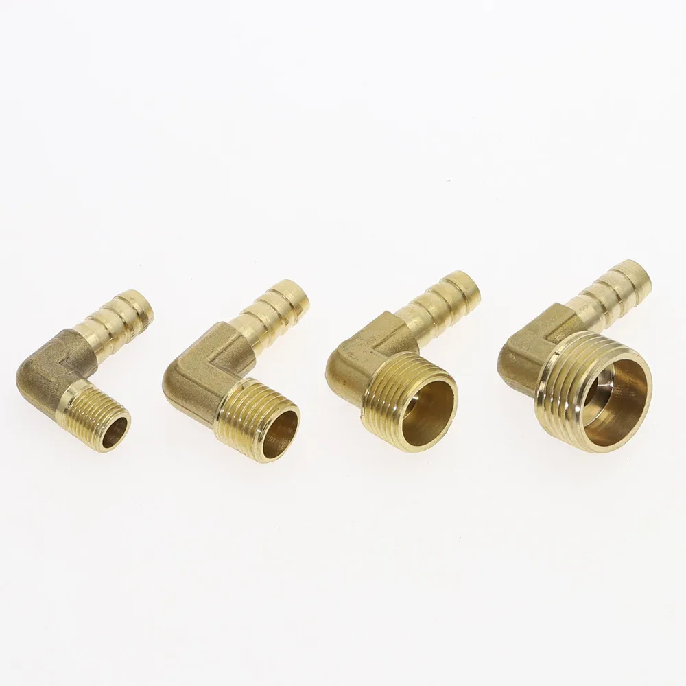1pcs Hose Pagoda Connector 6 8 10 12 14mm Hose Barb Connector 1/8 1/4 3/8 1/2 BSP Male Female Thread Brass Water Pipe Fittings