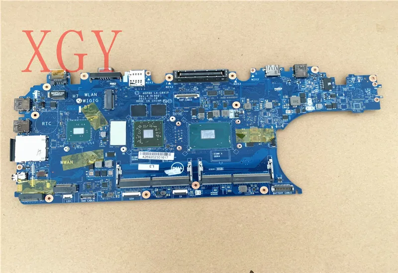 

Original FOR Dell E5570 motherboard 0N98Y6 i7-6820HQ SR2FU ADP80 LA-C841P 100% test ok