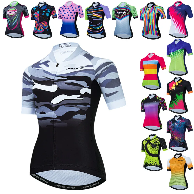 Weimostar Summer Cycling Jersey Shirt Women Pro Mountain Bicycle Clothing Short Sleeve MTB Bike Jersey Racing Cycling Clothes