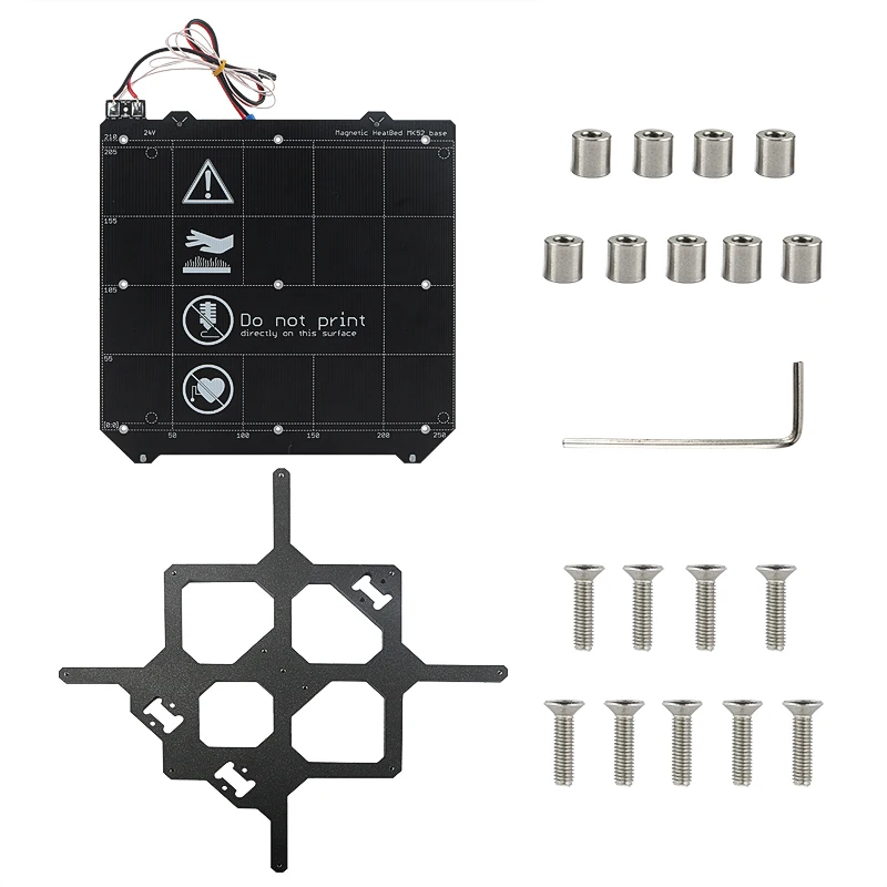 

FYSETC Voron Switchwire Heated Bed 24V MK3 Y carriage For Prusa i3 MK3S MK52 and Voron Switchwire 3D Printer Accessories