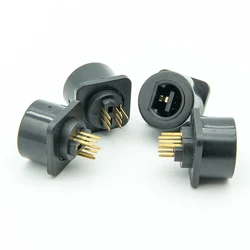 Female connector for NGC For WII U female connector Socket Plug 180 degree 6Pin female jack repair replacement