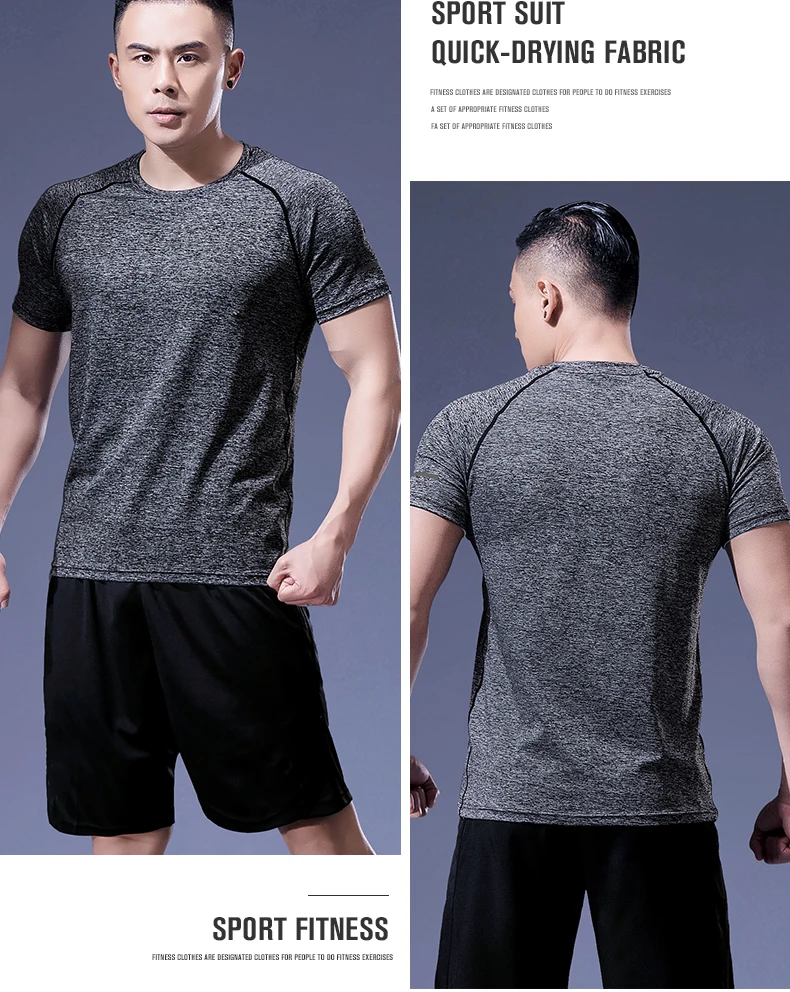 Reflektierendes Shirt, schnell trocknend, kurzärmelig, Sport-T-Shirt, Sportbekleidung für Herren, Fitness, Playeras Para Hombres, atmungsaktive Sportbekleidung – Detail 17