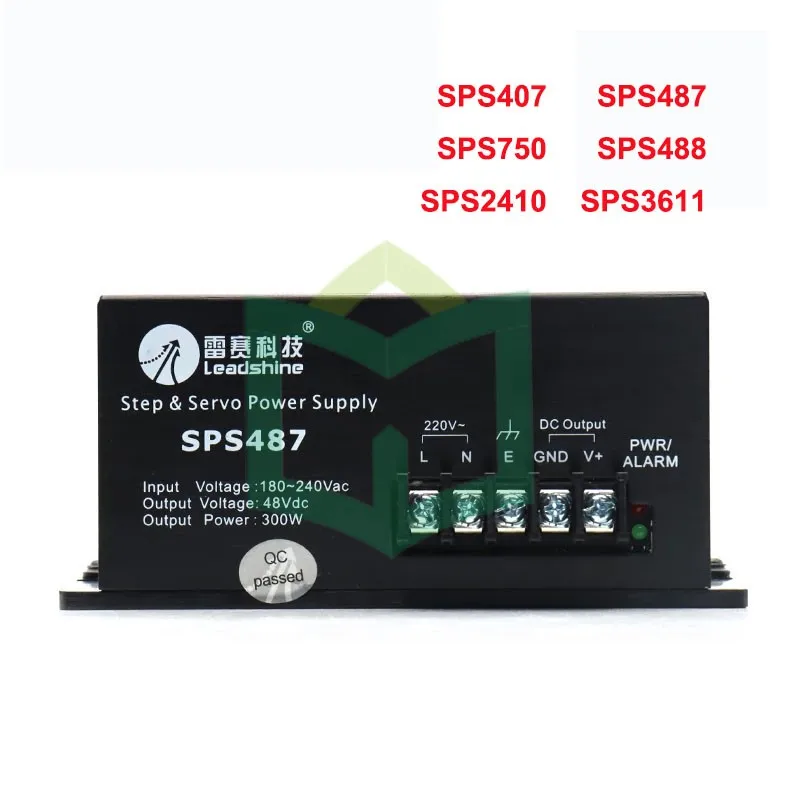 

Leadshine Step and Servo Switch Power Supply SPS407 SPS487 SPS705 SPS3611 Strong Overload Capability Output DC 40V7A 28V7A 75V5A