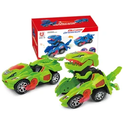 Electronic Deformation Car Dinosaur King Kong Toy Boy Deform Dinosaur Car Children's Toys high quality