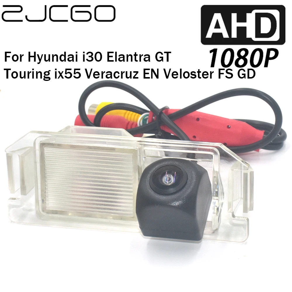 

ZJCGO Car Rear View Reverse Backup Parking AHD 1080P Camera for Hyundai i30 Elantra GT Touring ix55 Veracruz EN Veloster FS GD