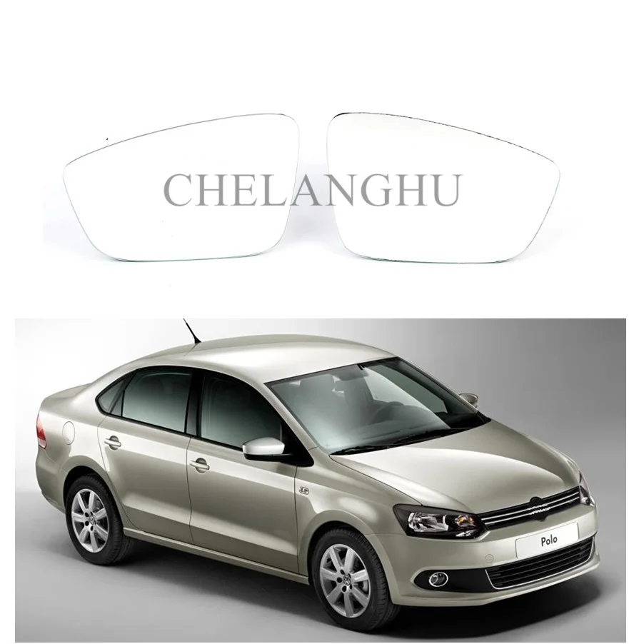 Mirror Glass For VW Polo Sedan 2011 2012 2013 2014 2015 2016 2017 2018 2019 Car-styling Car Rear Heated Mirror Glass