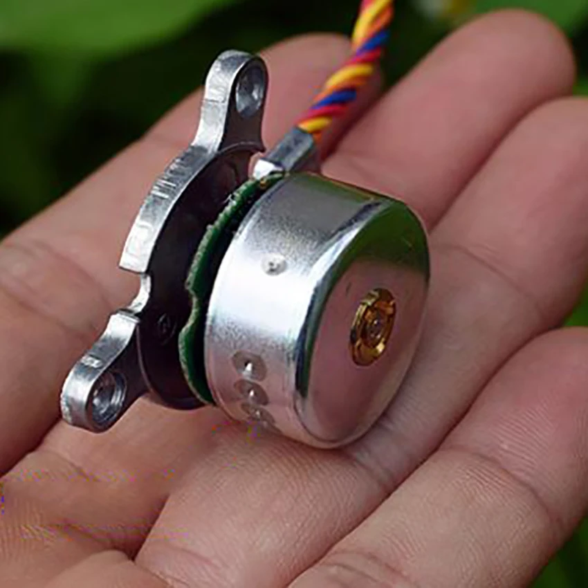 Outer Rotor DC Brushless Motor with Drive, Dynamic Balance Correction, DC 5V Silent Motor 5000 rpm, 0.25W, Outer Diameter 24.5mm