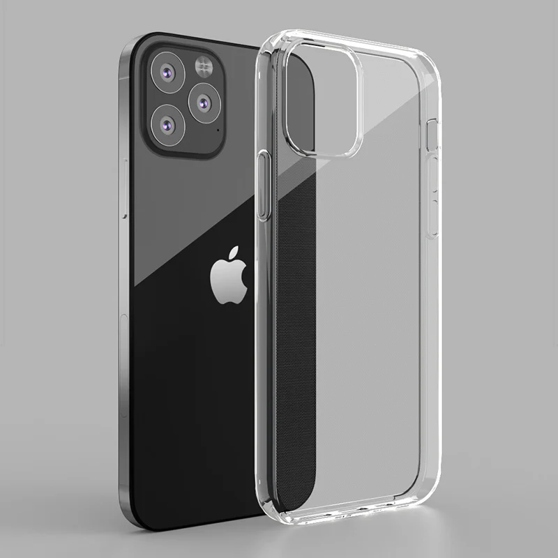 Funda transparente para iPhone 11 12 13 14 15 Pro Max, silicona TPU suave para iPhone X XS Max XR 8 7 Plus, cubierta trasera clara 4