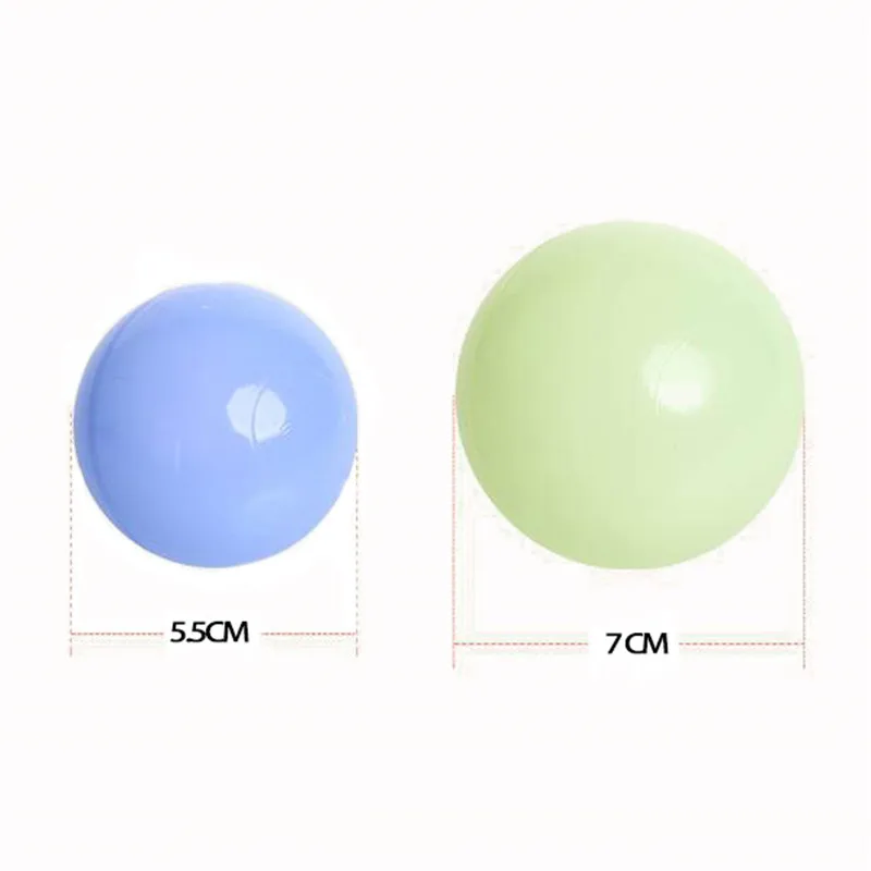 เป็นมิตรกับสิ่งแวดล้อมบอลที่มีสีสันบอลพลาสติกพลาสติกอ่อนสระว่ายน้ำลูกบอลเด็กตลกเด็กSwim Pit Toy Thickenลูกบอลเล่นกลางแจ้งเต็นท์เด็กของเล่น