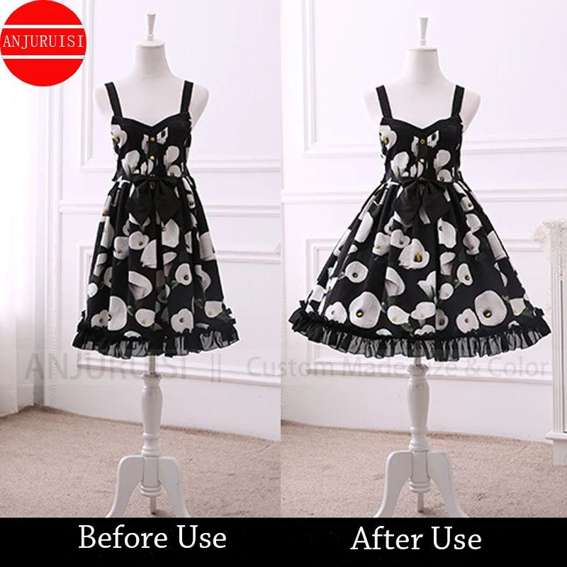 Lolita organza cosplay petticoat underskirt vestido curto saia branco preto jupon acessórios tutu halka pod sukienke falda enagua