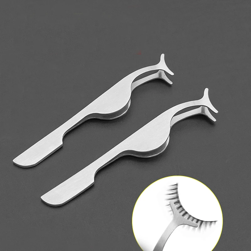 False eyelashes assisting clamp planting and grafting eyelashes assisting device beauty eyelashes tweezers