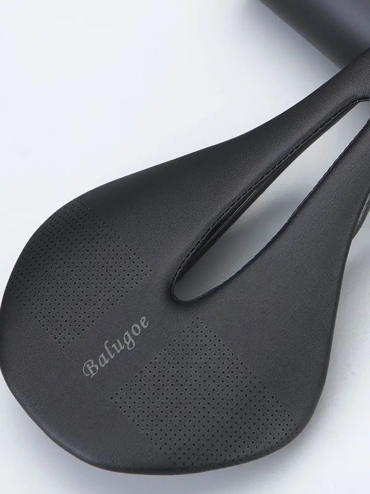 AliExpress The New BALUGOE Carbon+Leather Road Bike Saddle MTB Bicycle Saddles Mountain Bike Racing Saddle PU Breathable Soft Seat Cushion
