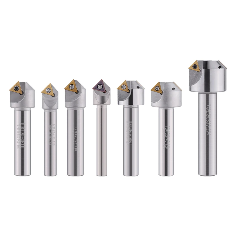 OYYU TCM 45 Degree Chamfering Tools Milling Cutter 12mm 16mm 20mm for TCMT Carbide Inserts Lathe Cutting Holder End Mill Shank