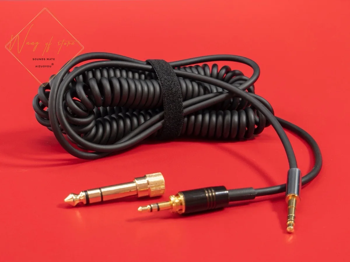 كابل دي جي حلزوني ل B & O Beoplay H6 H7 H8 H9 H2 سماعة مرنة 1.5-3 متر 5-10Ft