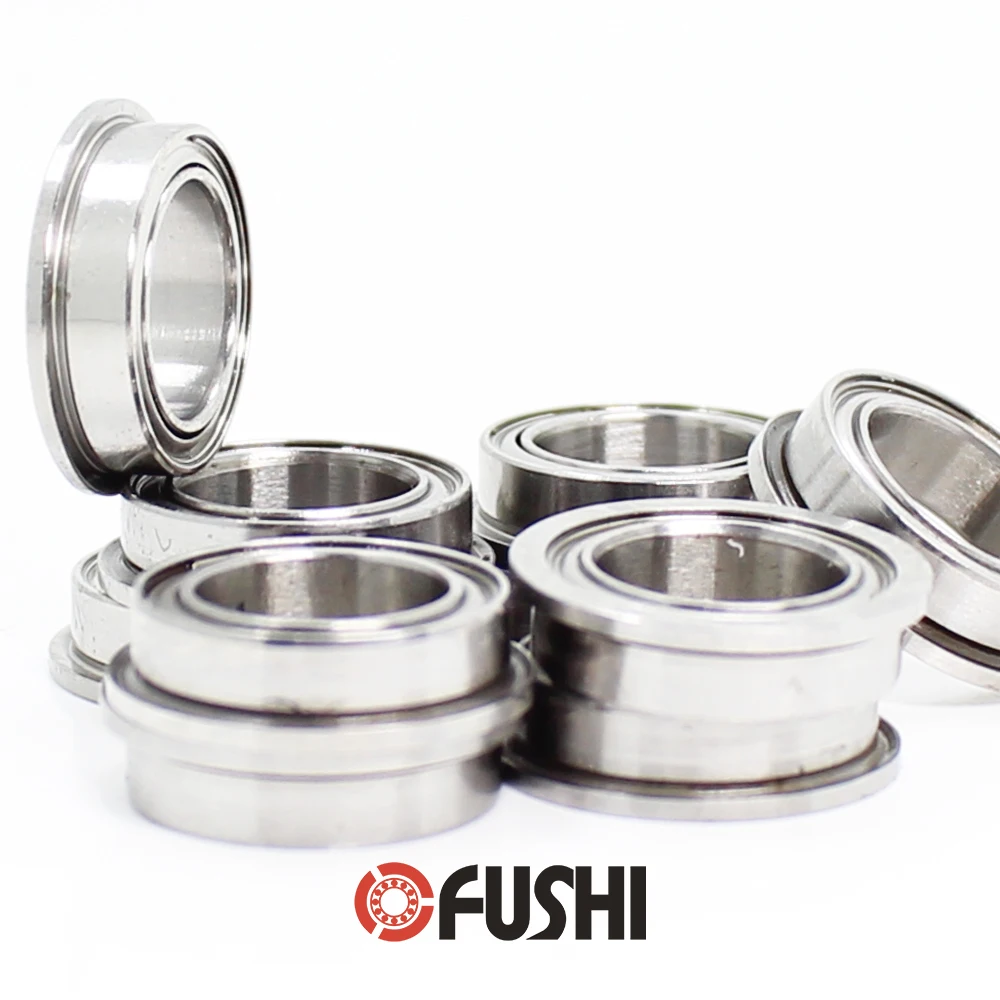 F686 ZZ Flange Bearing 6X13X5 Mm ABEC-1 (10 Pcs) flanged F686 Z ZZ Ball Bearings F618/6ZZ