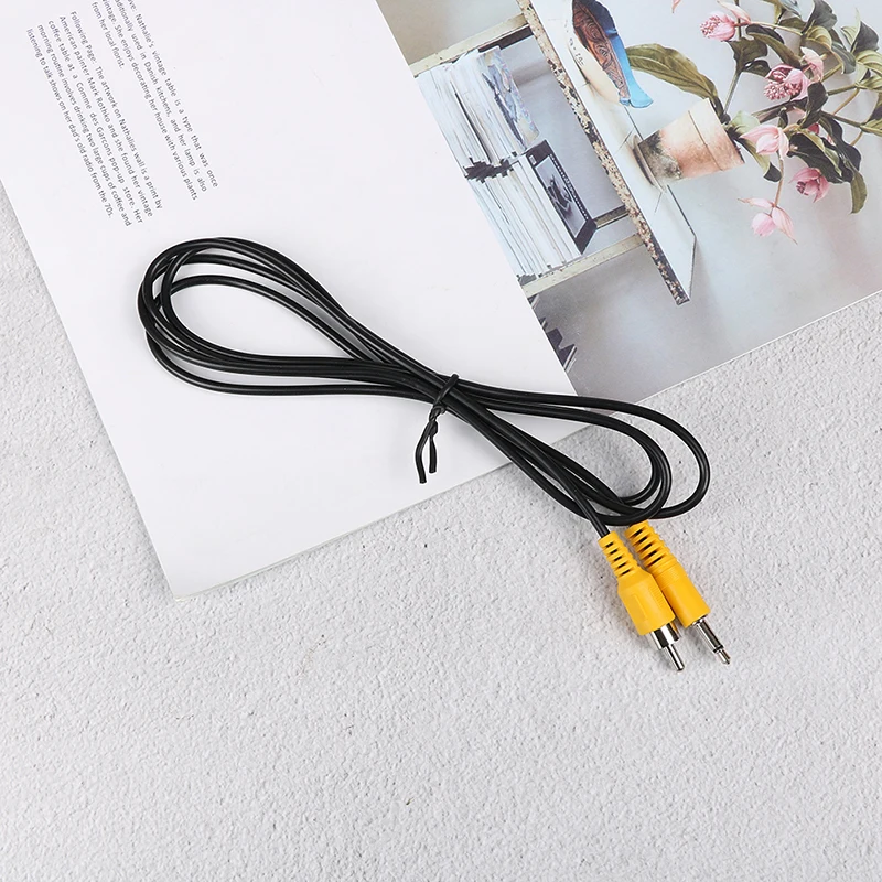 3.5 Mm 1/8 "Mono Nam Cắm Đơn RCA Âm Thanh Video Cáp Dây 1.5M