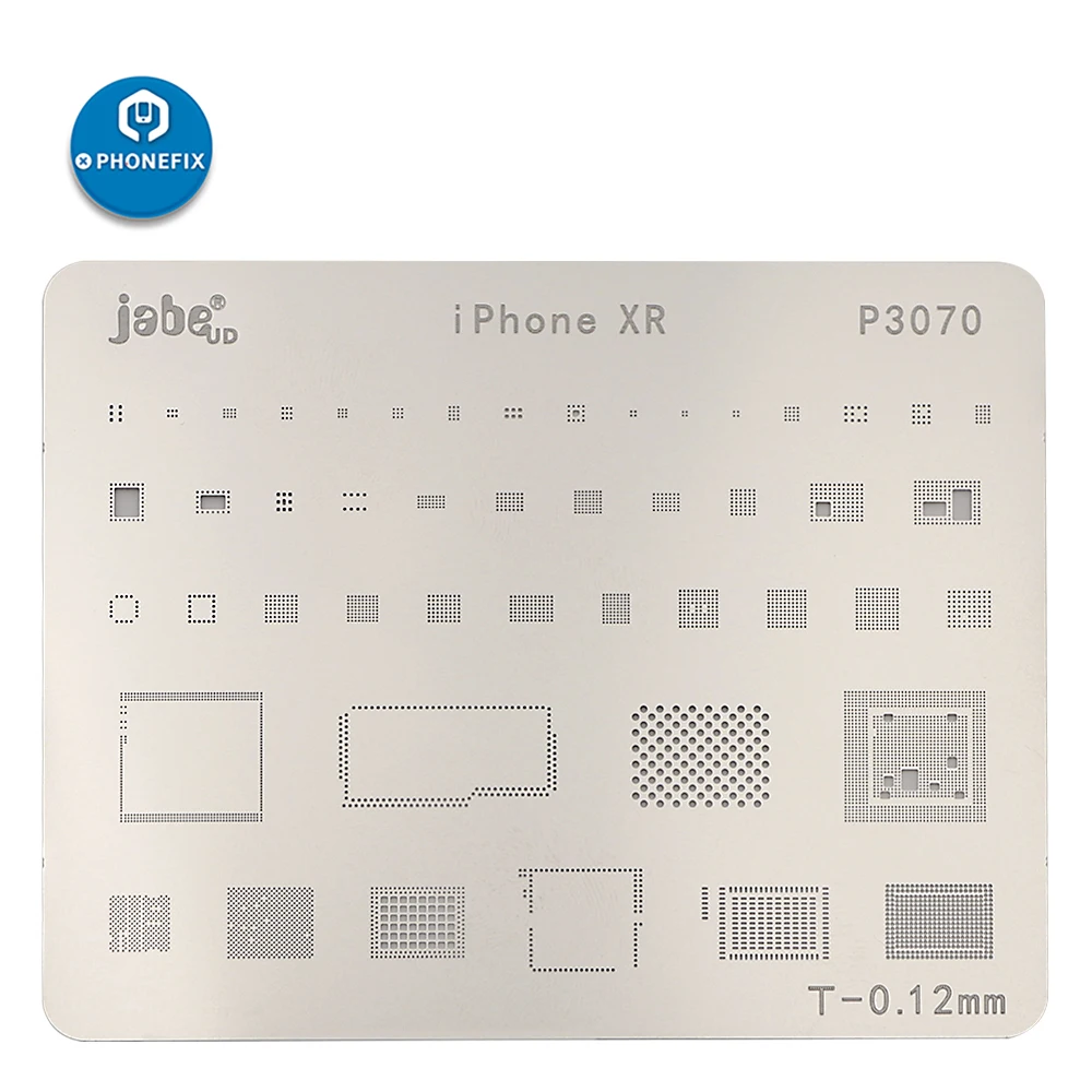Jabe BGA Reballing Stencil Bản Mẫu Cho iPhone XR XS XSMAX Cho HDD/WIFI/IC Âm Thanh/BT/baseus/EEPROM IC BGA Làm Lại Reballing