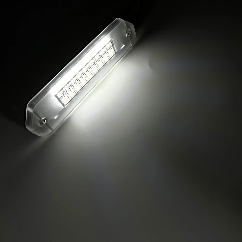 2Pcs White LED License Plate Light Number Plate Lamp For Honda Civic Gen5 1992-1995 Honda Accord Prelude 1992-1996