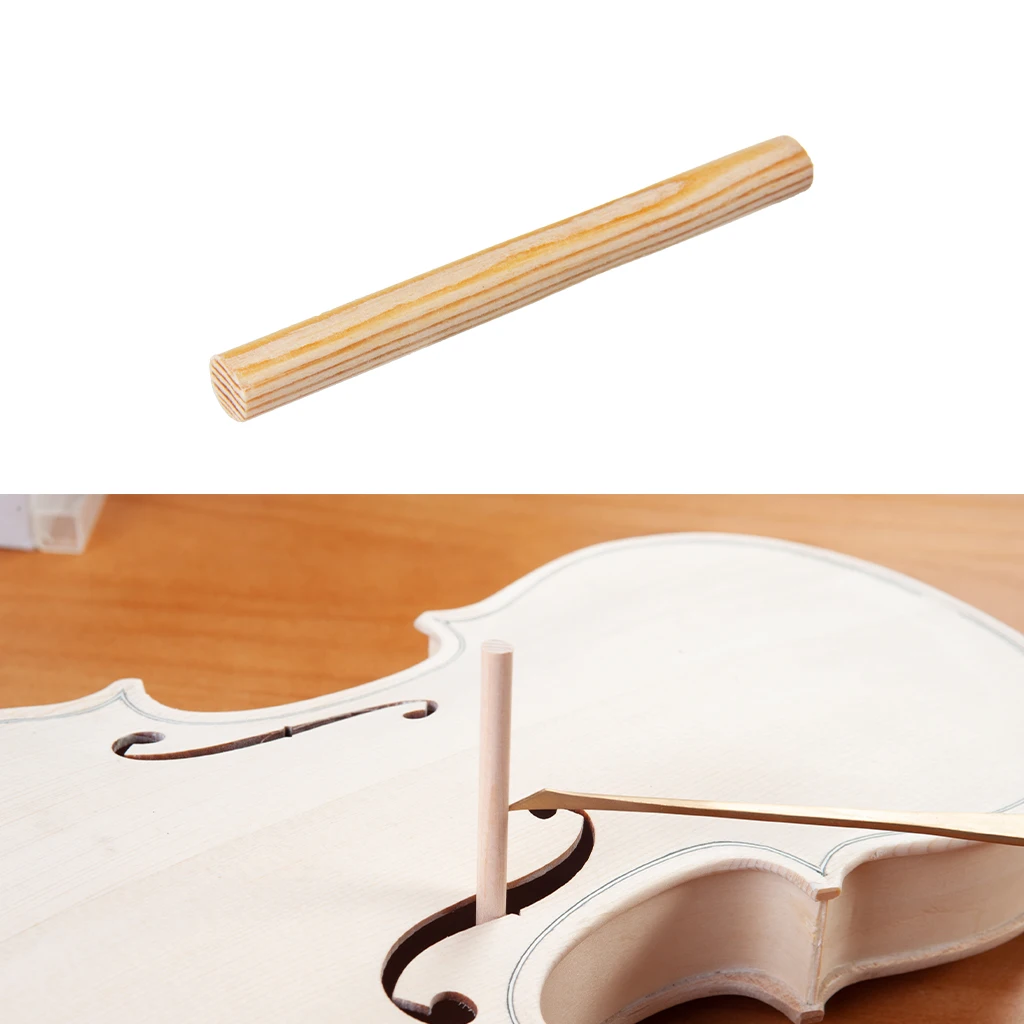 50PCS Acoustic Violin Sound Post Spruce Soundpost 70mm For 3/4 4/4 Accessories & Part