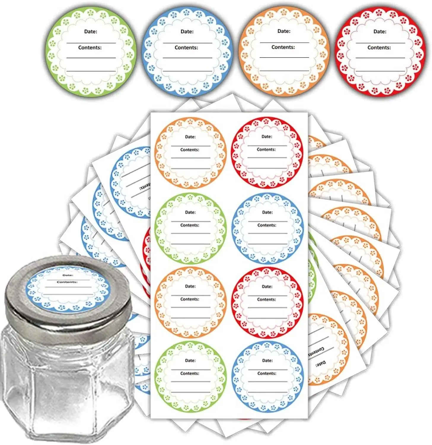 Canning Labels for Jars - (Pack of 120) 1.5